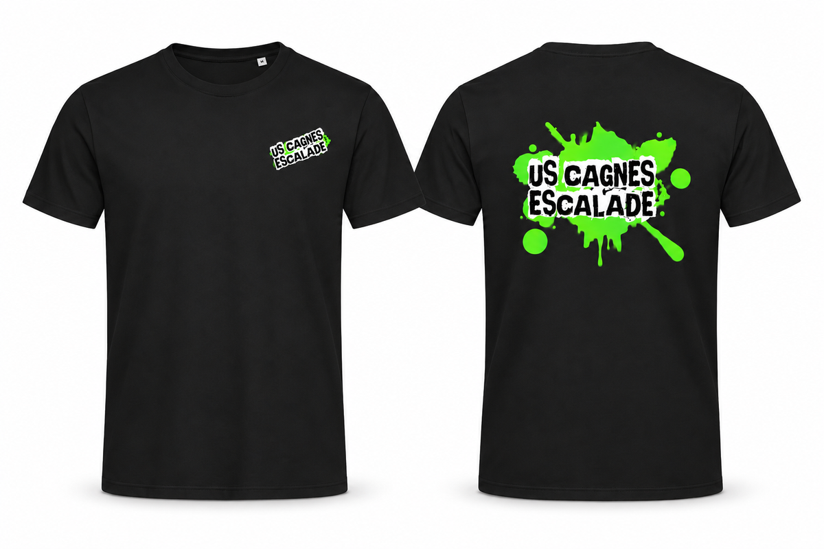 T-Shirt Unisexe 100% Coton STEDMAN Vue Produit US Cagnes Escalade | Tenues Pro
